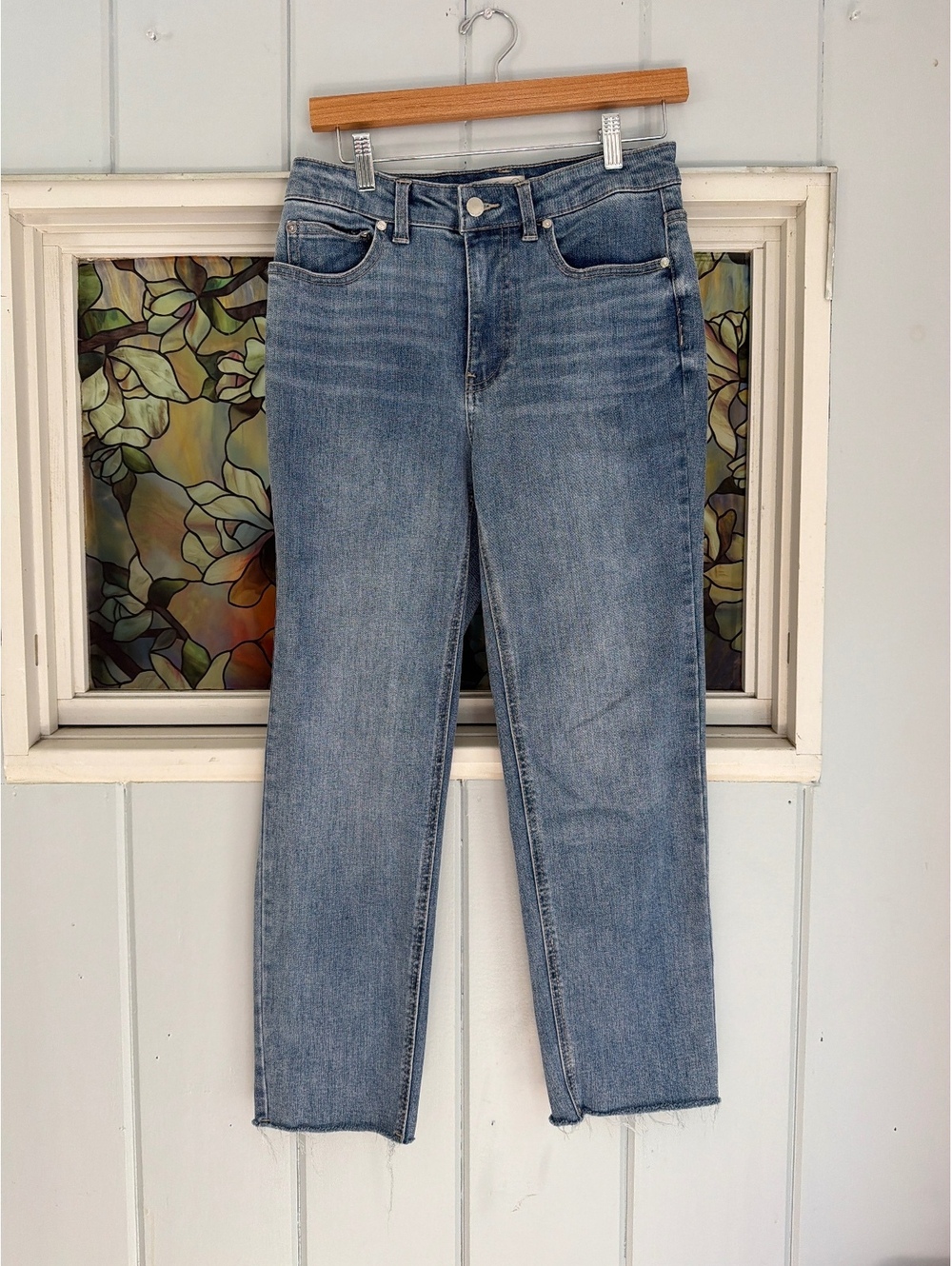 OAT New York Women's Light Wash Blue Denim Jeans Size 6/28